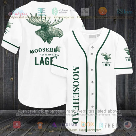 HOT Moosehead Lager logo Baseball Jersey Shirt