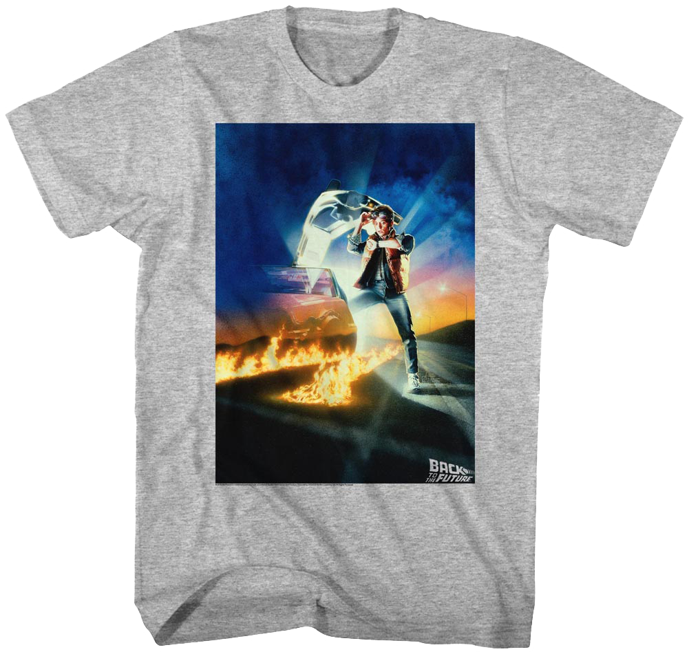 Michael J. Fox Movie Poster Back To The Future T-Shirt