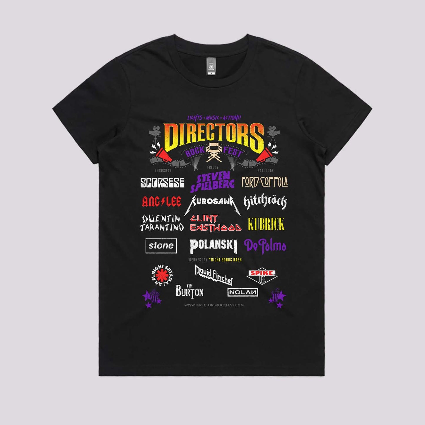 Movies Directors Rock Fest T-Shirt