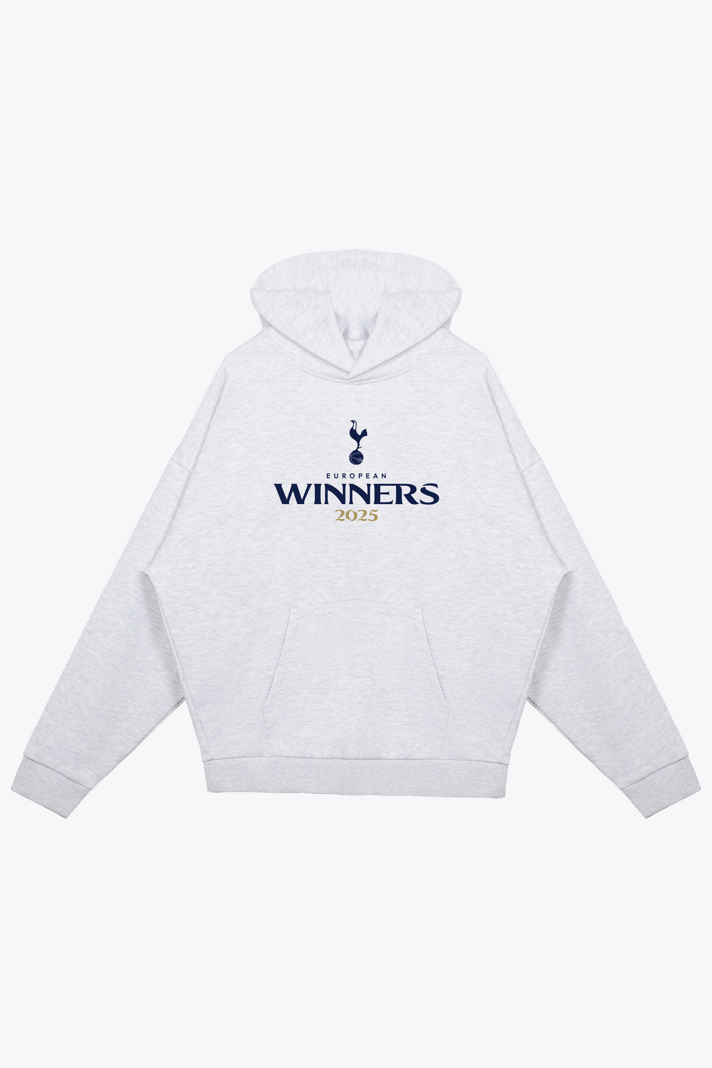Tottenham Hotspur FC Europa League Champions Heavyweight Hoodie - Ash