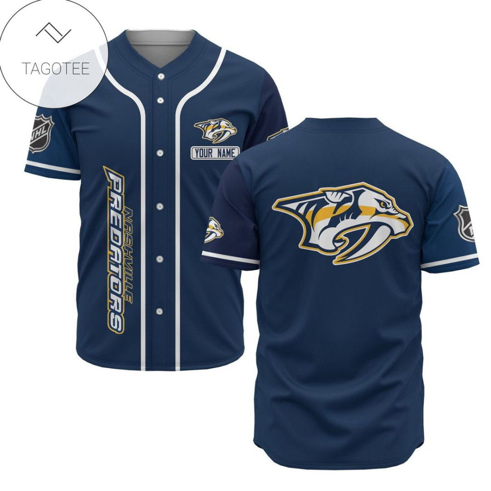Nashville Predators Baseball Jersey For Fans BJ0050 - lylyprint.com