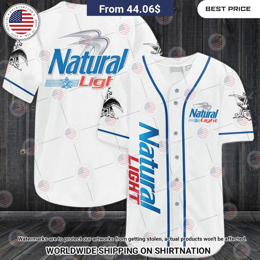 Natural Light Baseball Shirt