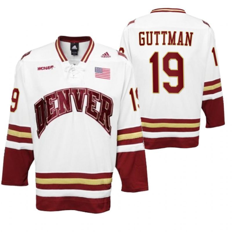 ncaa-cole-guttman-college-hockey-premier-white-jersey Style 2