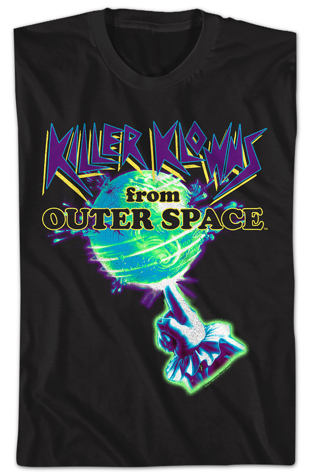 Neon Poster Killer Klowns From Outer Space T-Shirt