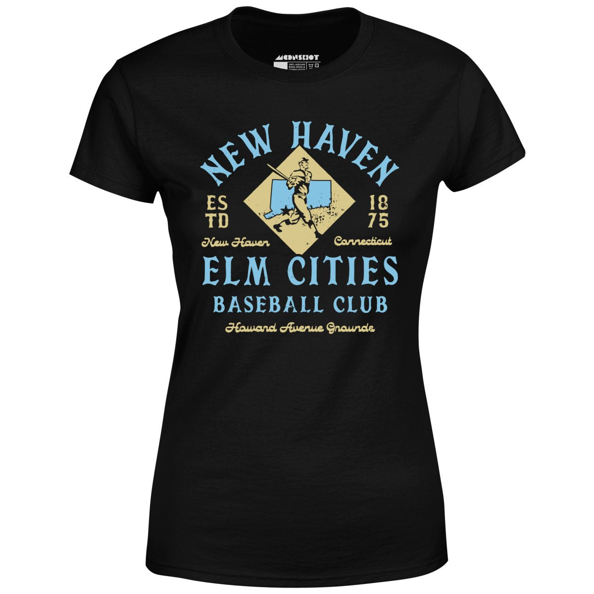 New Haven Elm Cities - Connecticut - Vintage Defunct Baseball Teams - Women's T-Shirt