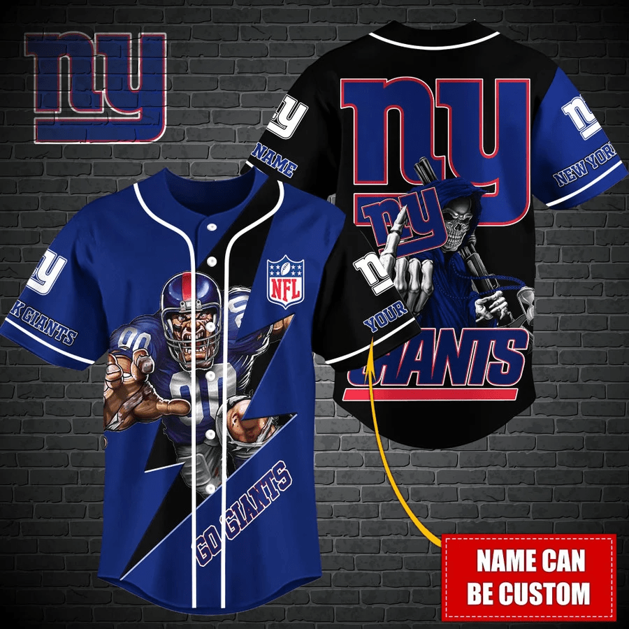 New York Giants Personalized Baseball Jersey Gift For Men Women - lylyprint.com