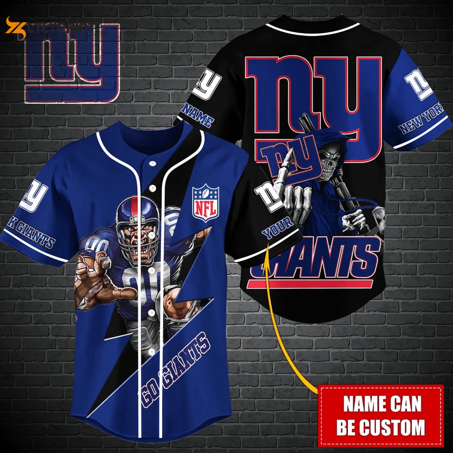 New York Giants Personalized Baseball Jersey Gift For Men Women - lylyprint.com