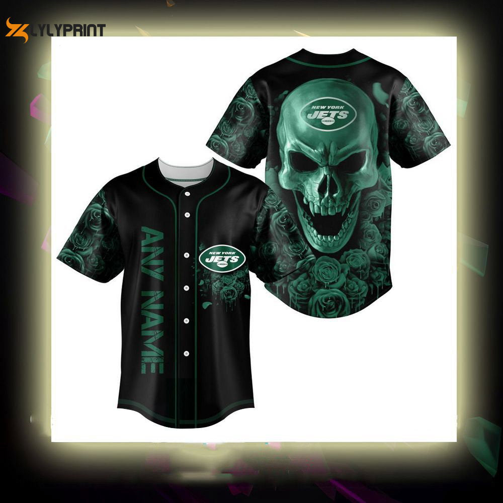 New York Jets Personalized Baseball Jersey - lylyprint.com