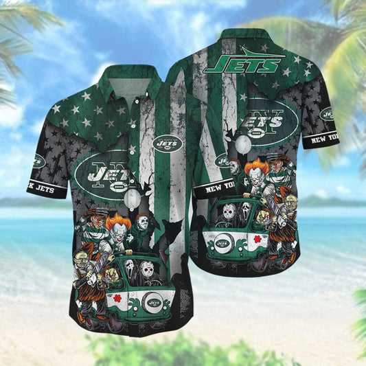 New York Jets Team Design Hawaiian Shirt Unique
