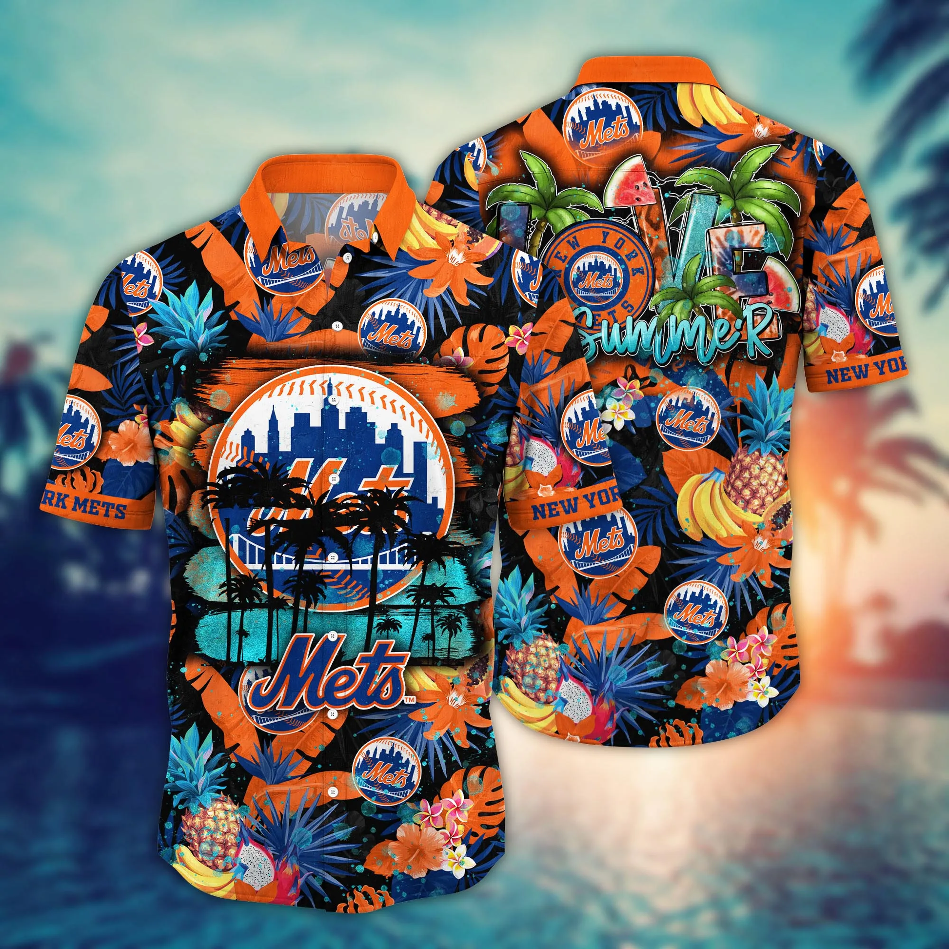 New York Mets MLB Hawaiian Shirt Warmth Aloha Shirt
