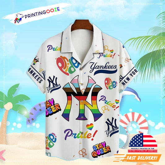 New York Yankees MLB Happy Pride Month Hawaiian Shirt