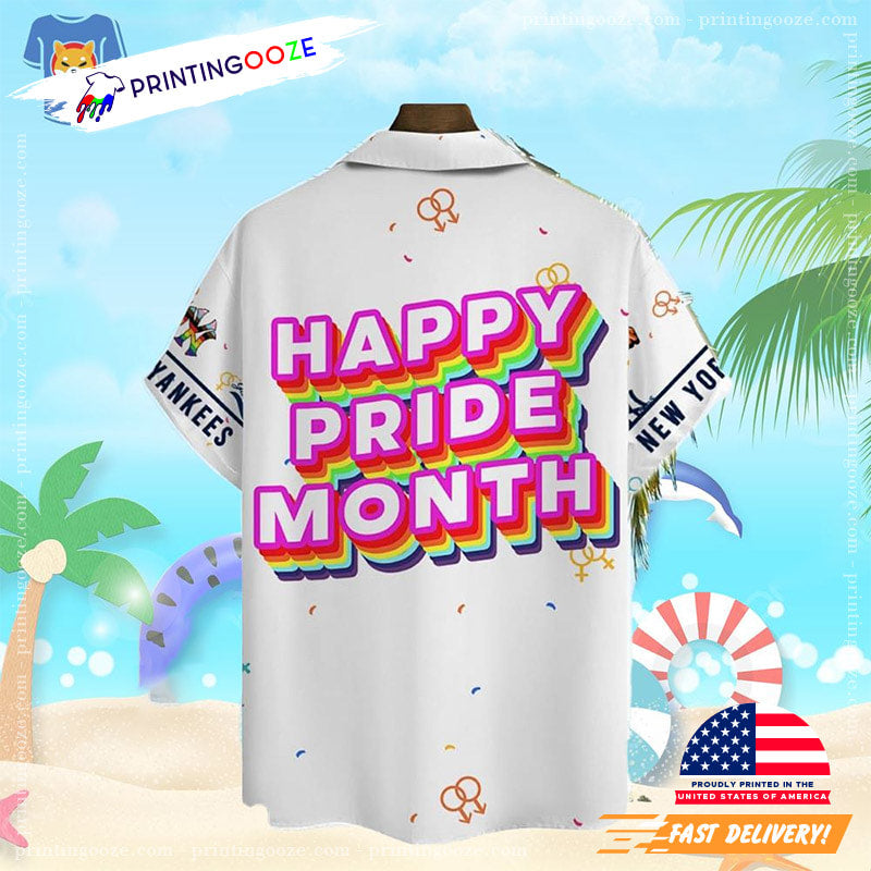 New York Yankees MLB Happy Pride Month Hawaiian Shirt