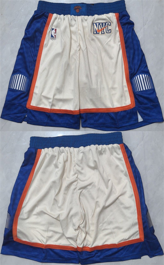 new yok knicks white 2026 shorts (run small)