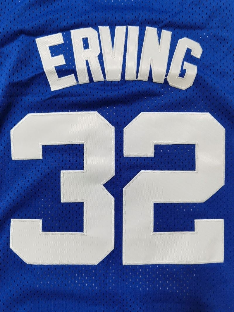 new york nets #32 erving Nets 32#j Dr. J - Blue Retro Jersey Style 3