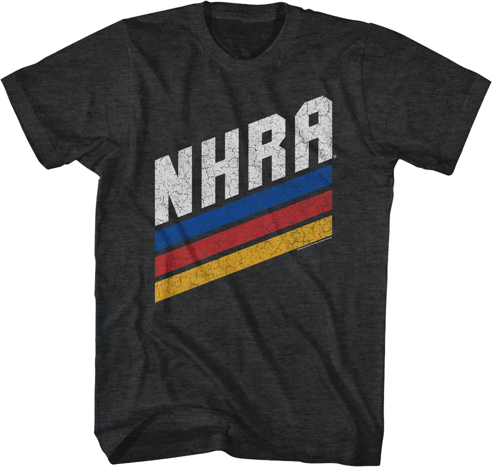 NHRA Stripes National Hot Rod Association T-Shirt