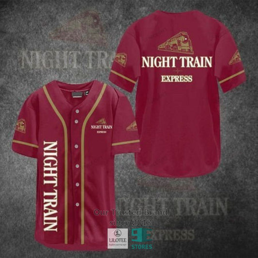 Night Train Express Baseball Jersey
