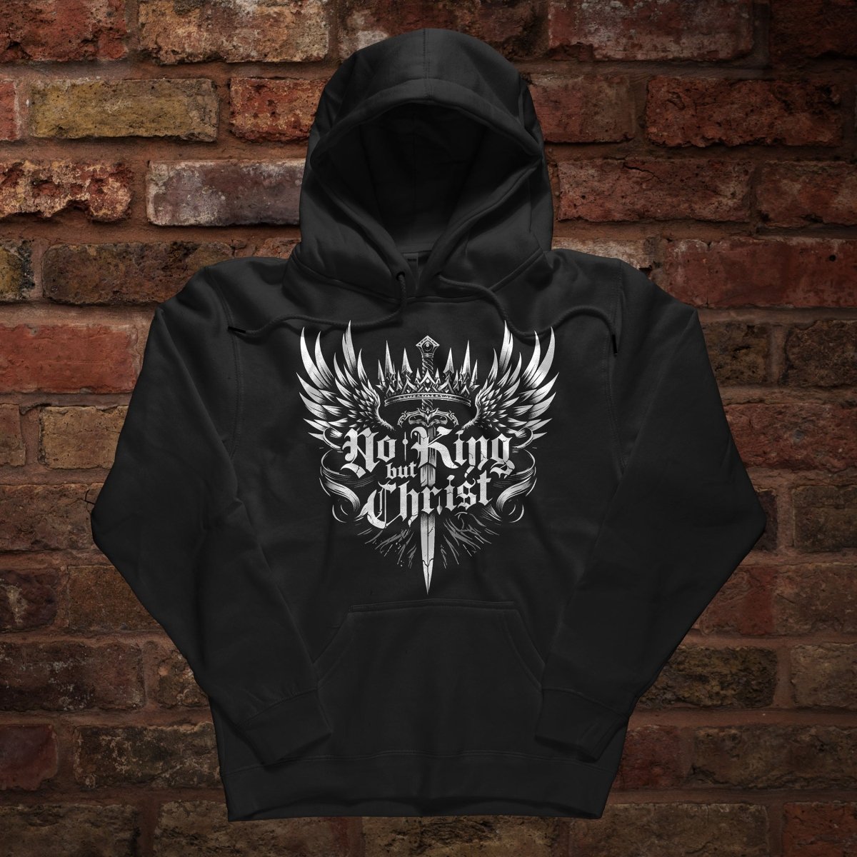 No King but Christ - Hoodie T-Shirts, Sweatshirt | InkThreadWorks.com