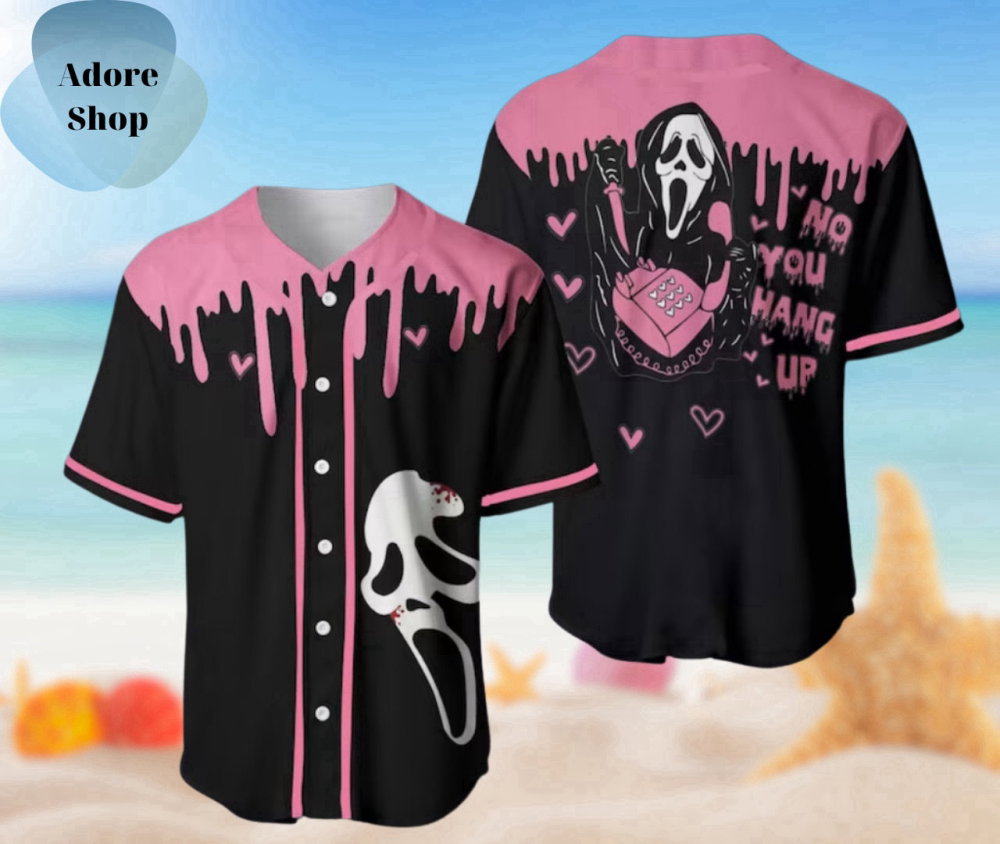 No You Hang Up Halloween Baseball Jersey Shirt, Perfect Holiday Gift For Men - Aopprinter