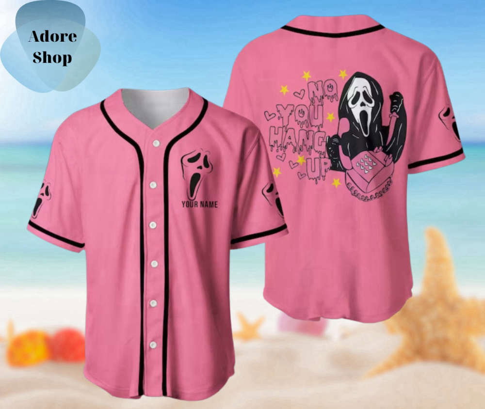 No You Hang Up Halloween Baseball Jersey Shirt, Perfect Holiday Gift For Men - Aopprinter