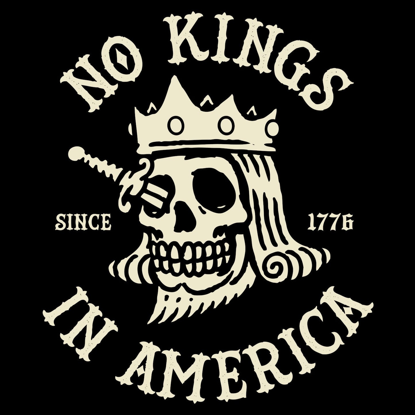 No Kings T-shirt Hoodie, Sweatshirt | InkThreadWorks.com (Image 1)