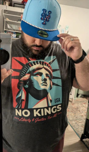 No Kings - Liberty and Justice For All T-Shirt Hoodie, Sweatshirt | InkThreadWorks.com (Image 4)