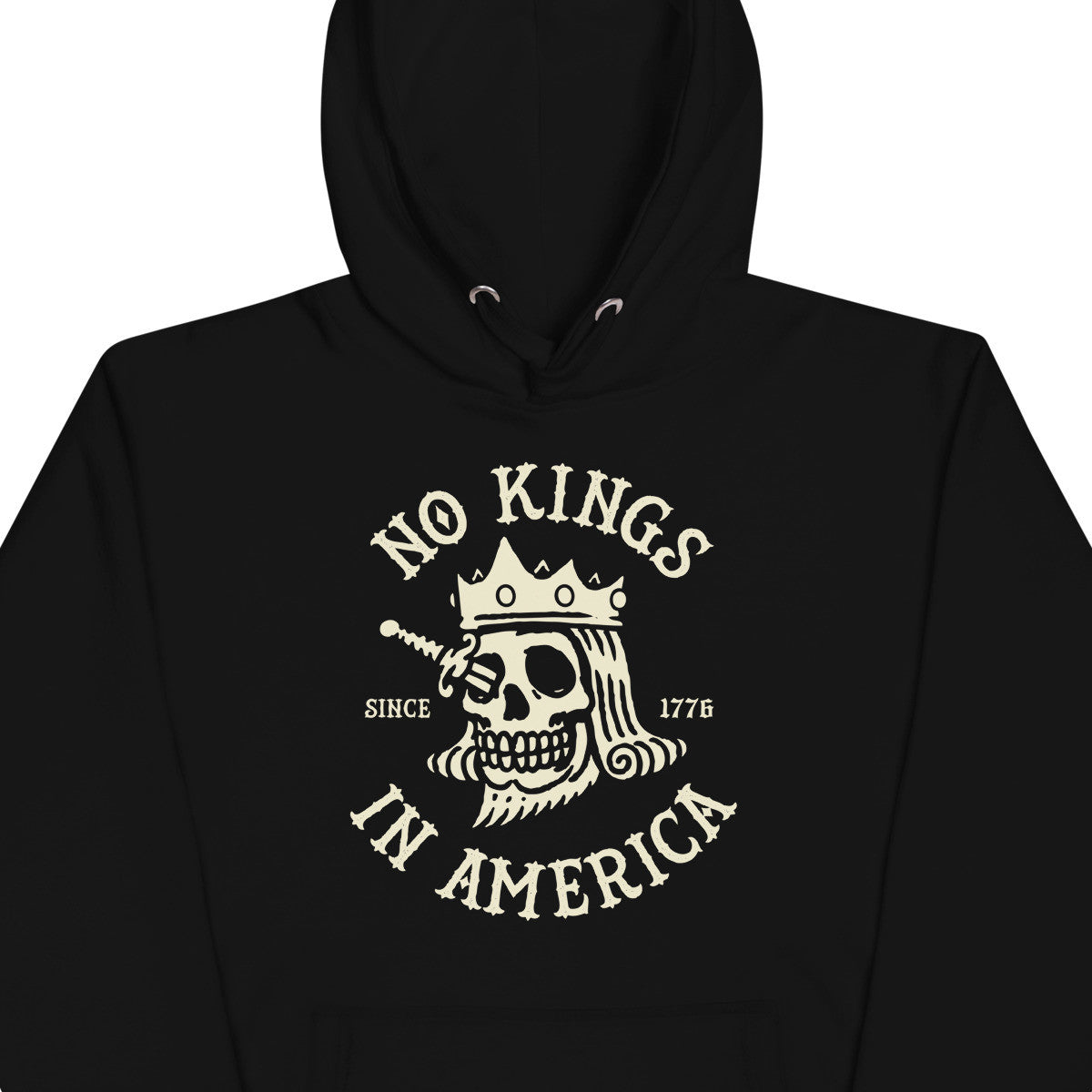 No Kings Hoodie T-Shirts, Sweatshirt | InkThreadWorks.com (Image 1)