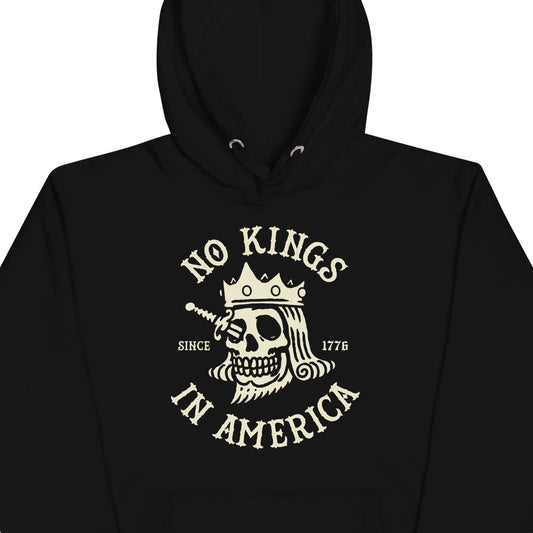 No Kings Hoodie T-Shirts, Sweatshirt | InkThreadWorks.com (Image 1)