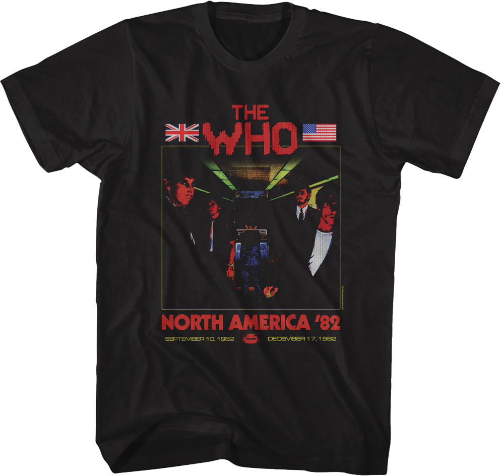 North America '82 Tour The Who T-Shirt