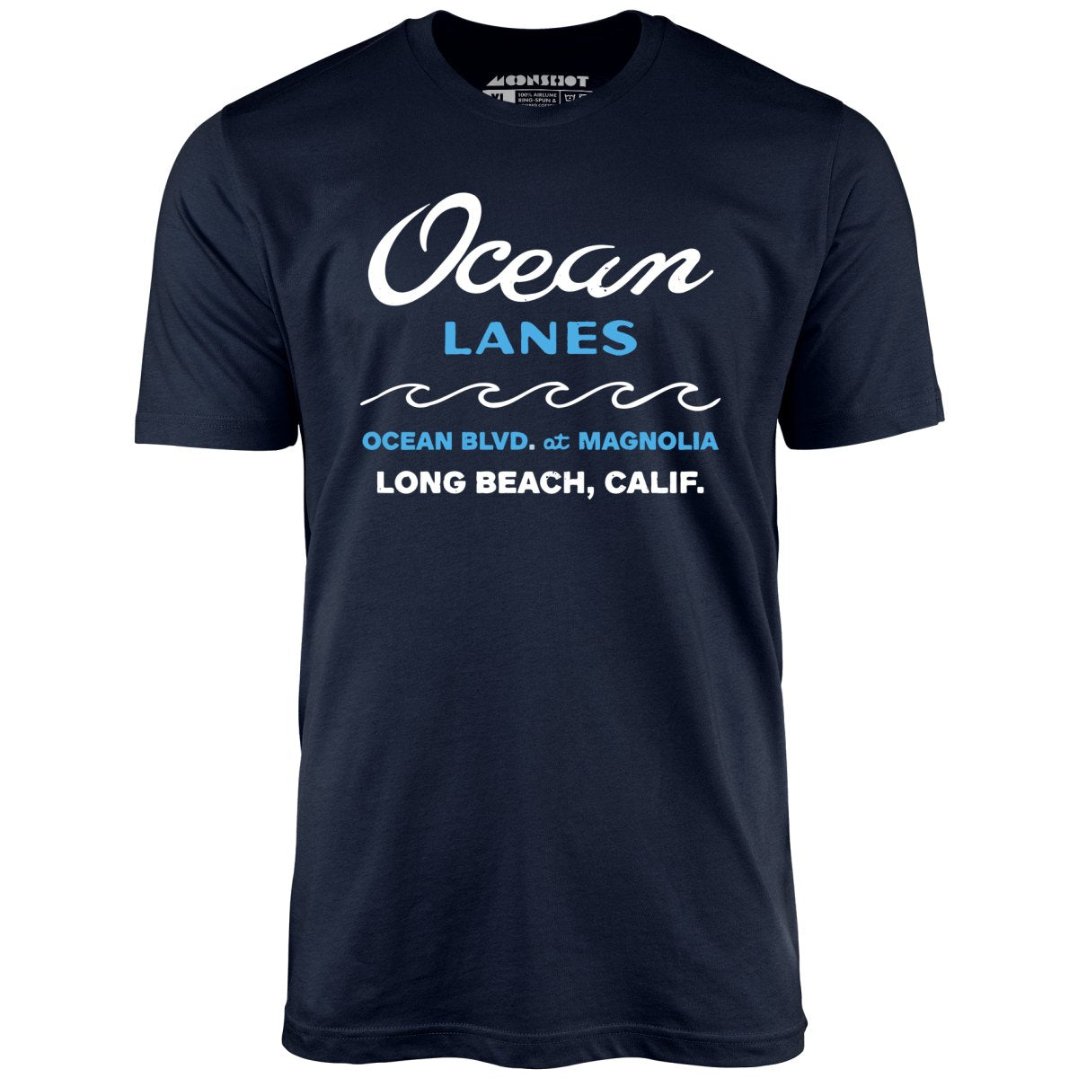 Ocean Lanes - Long Beach, CA - Vintage Bowling Alley - Unisex T-Shirt