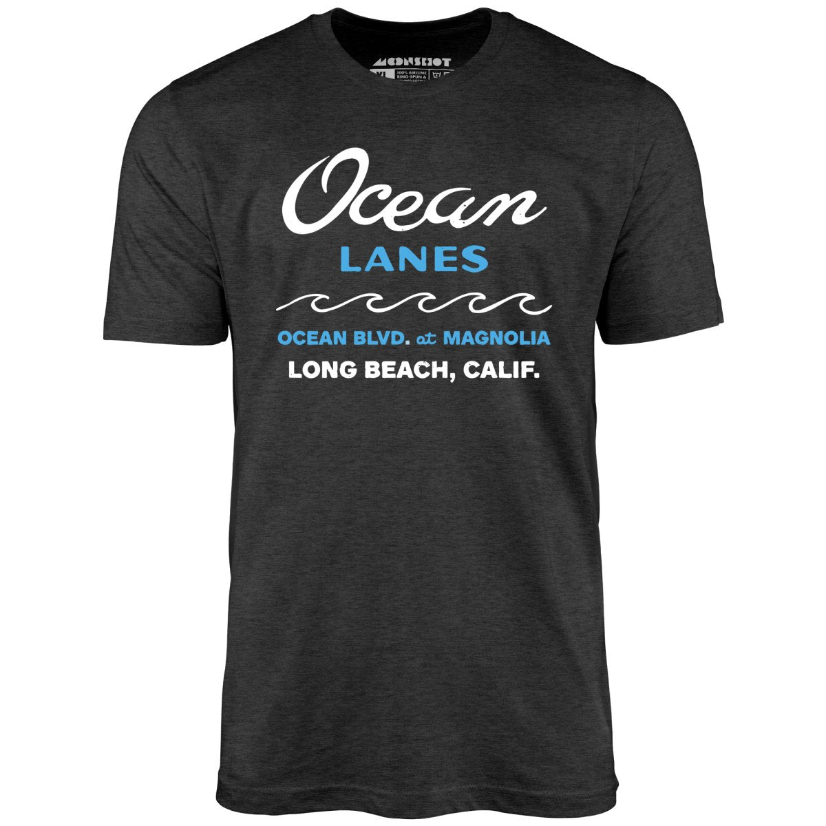 Ocean Lanes - Long Beach, CA - Vintage Bowling Alley - Unisex T-Shirt