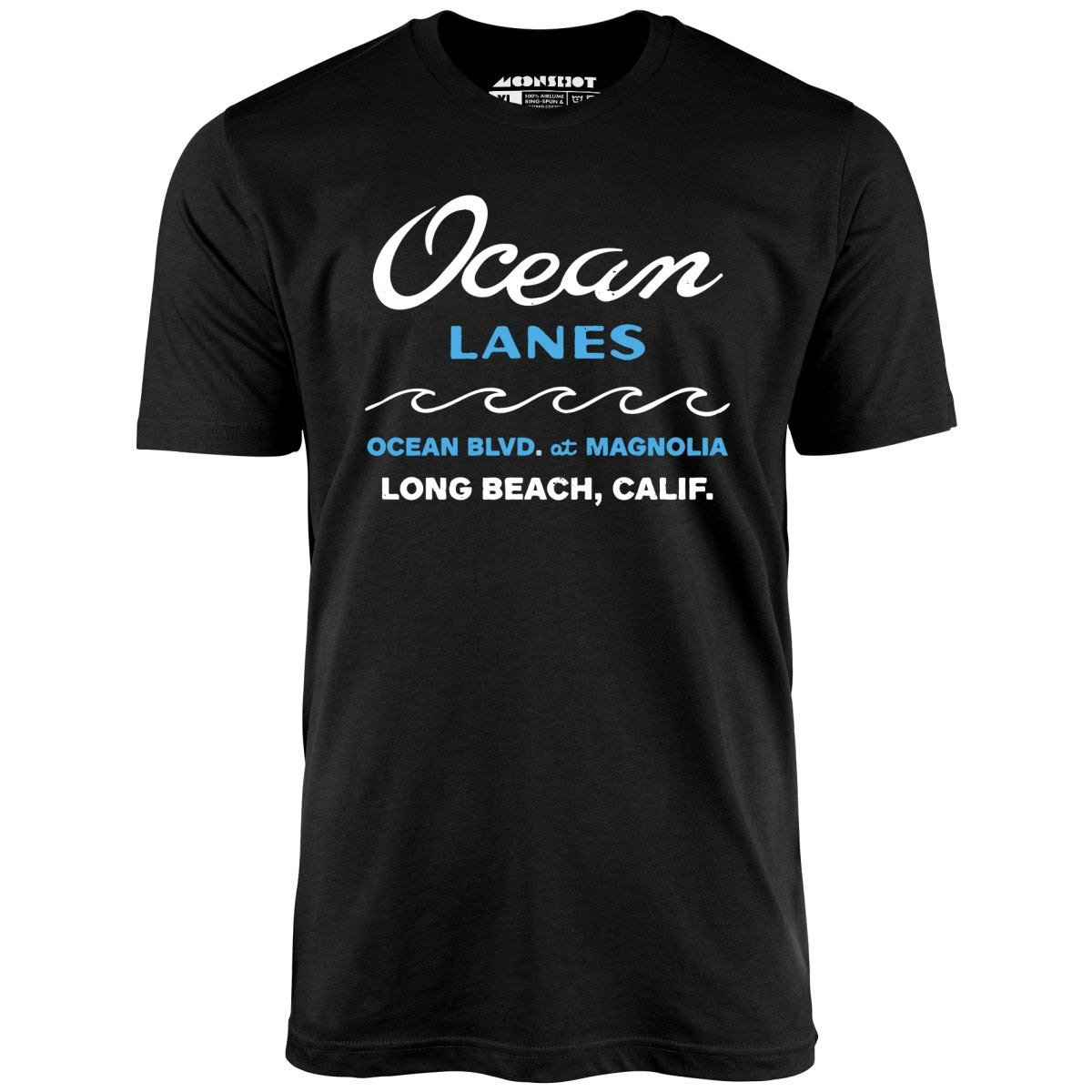 Ocean Lanes - Long Beach, CA - Vintage Bowling Alley - Unisex T-Shirt