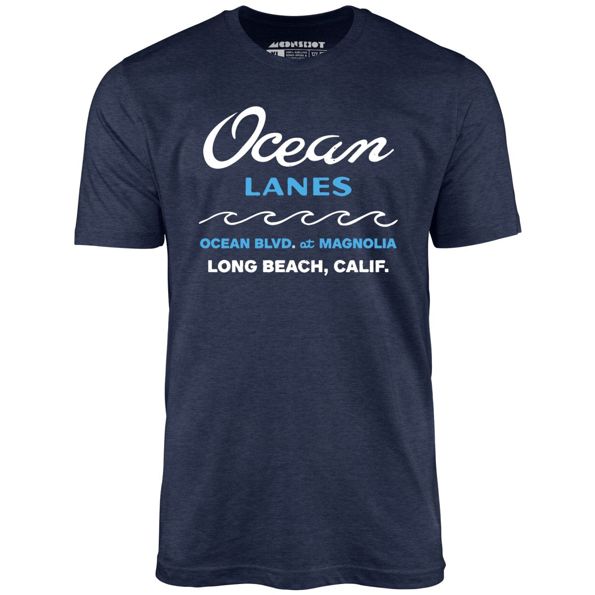 Ocean Lanes - Long Beach, CA - Vintage Bowling Alley - Unisex T-Shirt