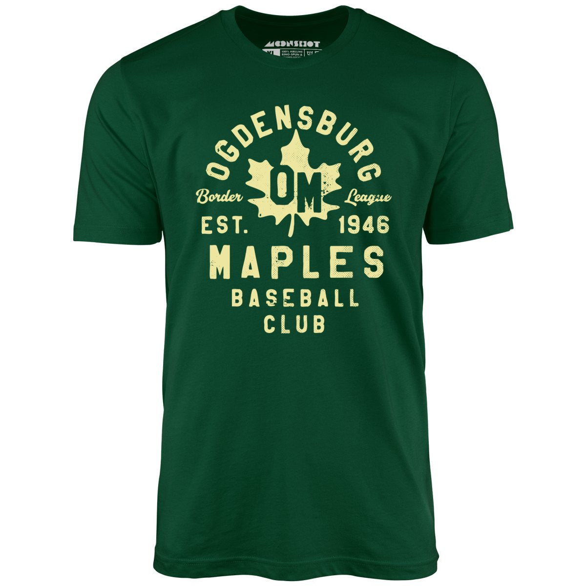 Ogdensburg Maples - New York - Vintage Defunct Baseball Teams - Unisex T-Shirt