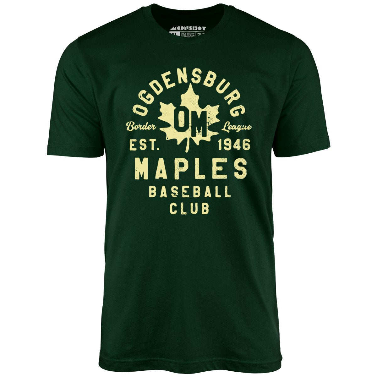 Ogdensburg Maples - New York - Vintage Defunct Baseball Teams - Unisex T-Shirt