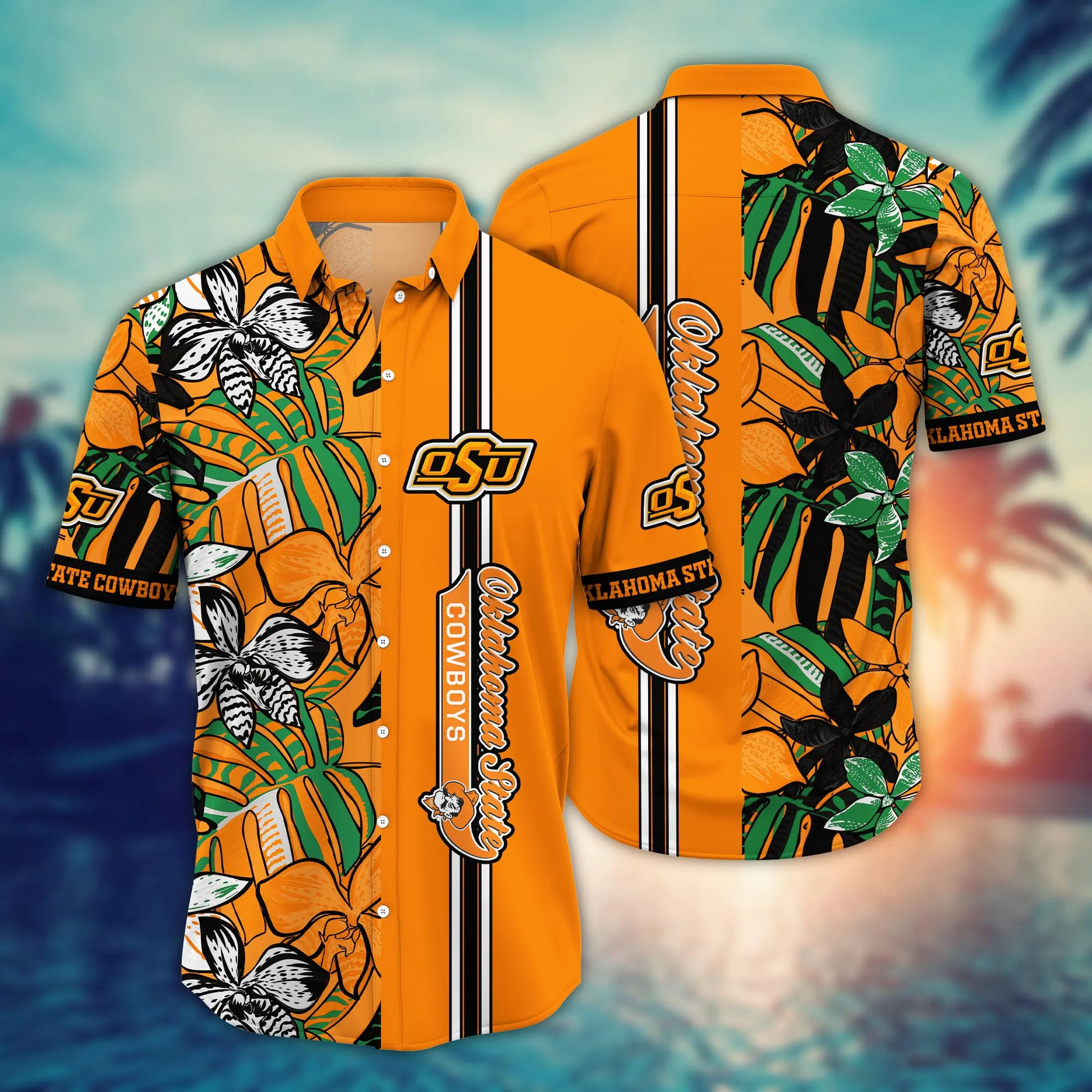 Oklahoma State Cowboys NCAA Hawaiian Shirt Summertime Soccer Fest Shirts