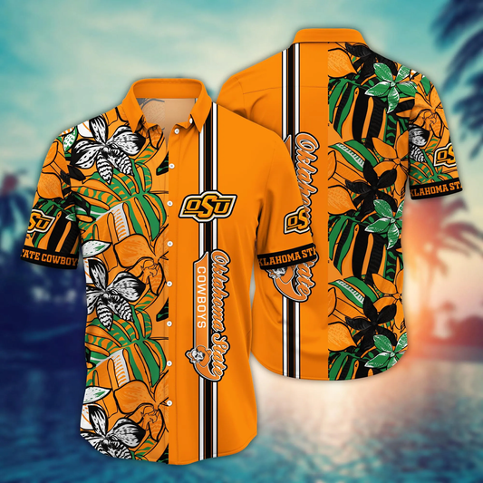 Oklahoma State Cowboys NCAA Hawaiian Shirt Summertime Soccer Fest Shirts