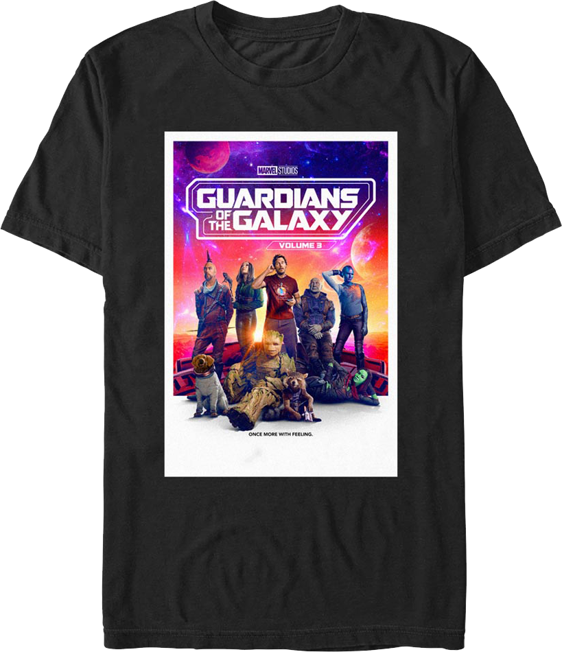 Once More With Feeling Poster Guardians Of The Galaxy T-Shirt
