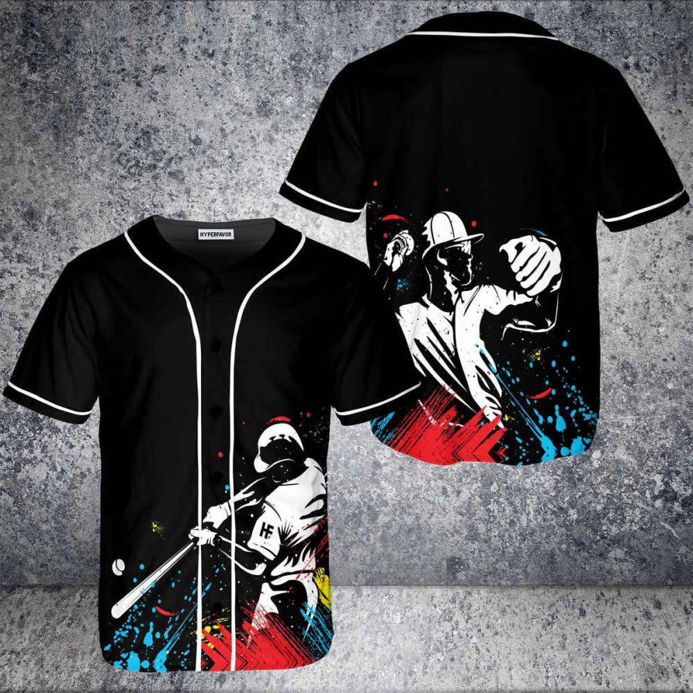 Paintball Baseball Player Baseball Jersey - Aopprinter