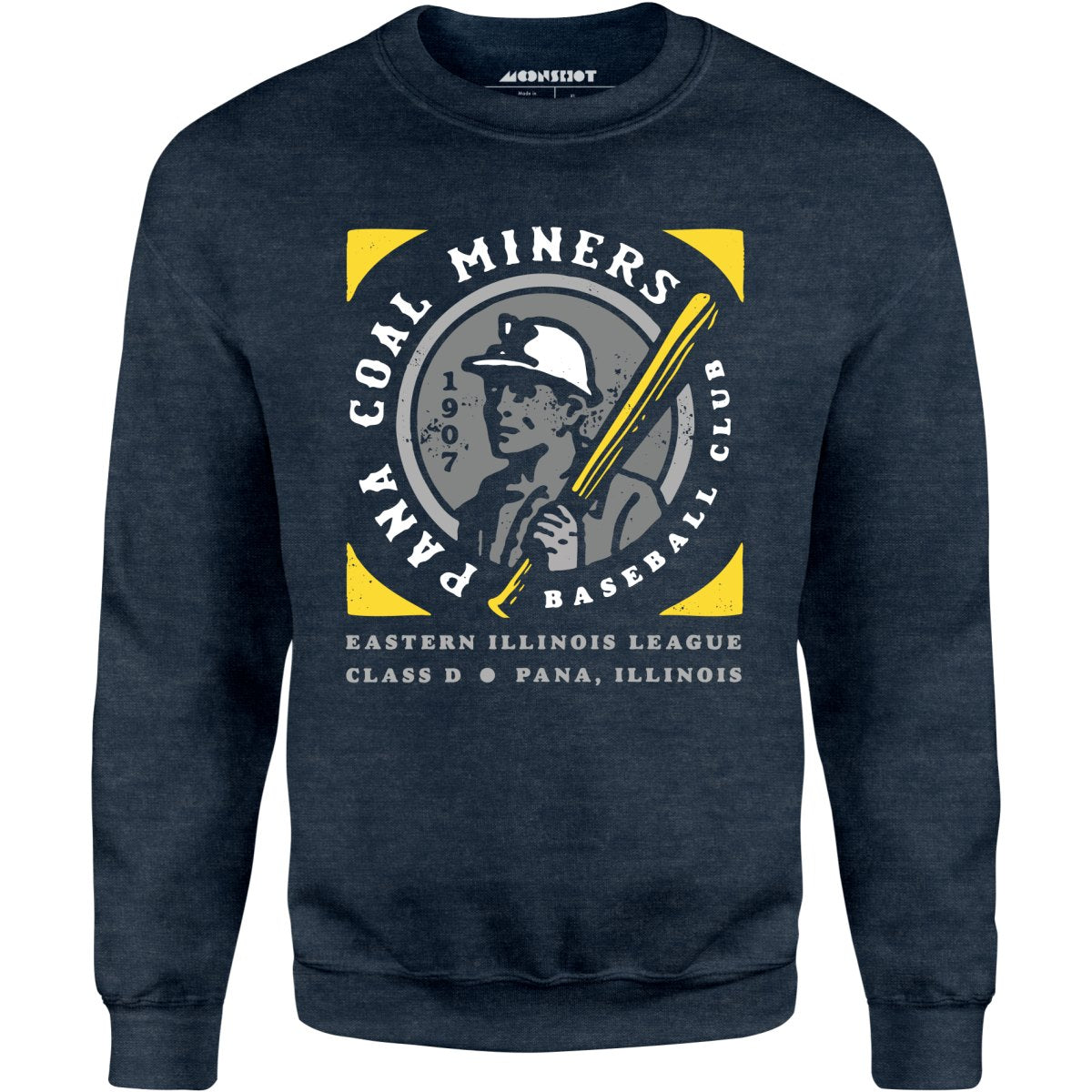 Pana Coal Miners - Illinois - Vintage Defunct Baseball Teams - Unisex Sweatshirt