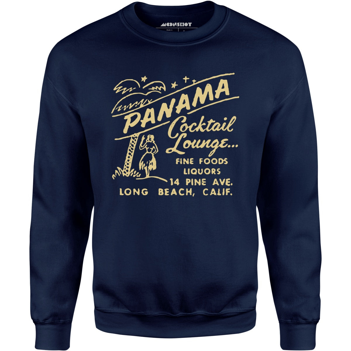 Panama Cocktail Lounge - Long Beach, CA - Vintage Tiki Bar - Unisex Sweatshirt