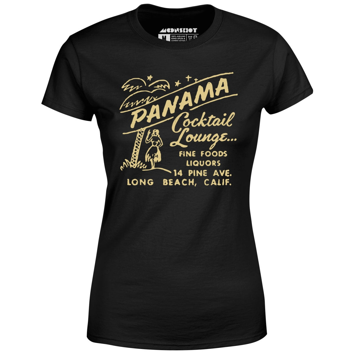 Panama Cocktail Lounge - Long Beach, CA - Vintage Tiki Bar - Women's T-Shirt