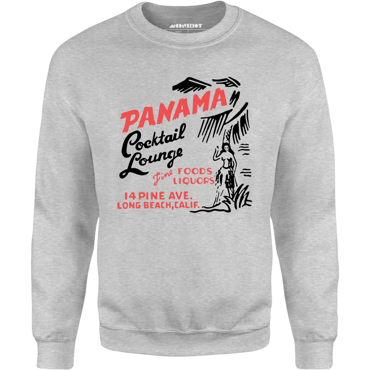 Panama Cocktail Lounge v2 - Long Beach, CA - Vintage Tiki Bar - Unisex Sweatshirt