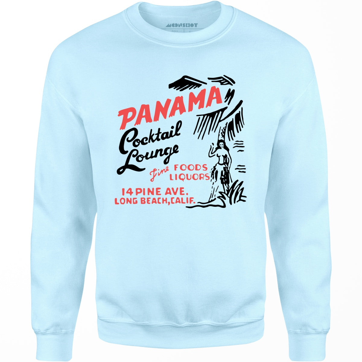 Panama Cocktail Lounge v2 - Long Beach, CA - Vintage Tiki Bar - Unisex Sweatshirt