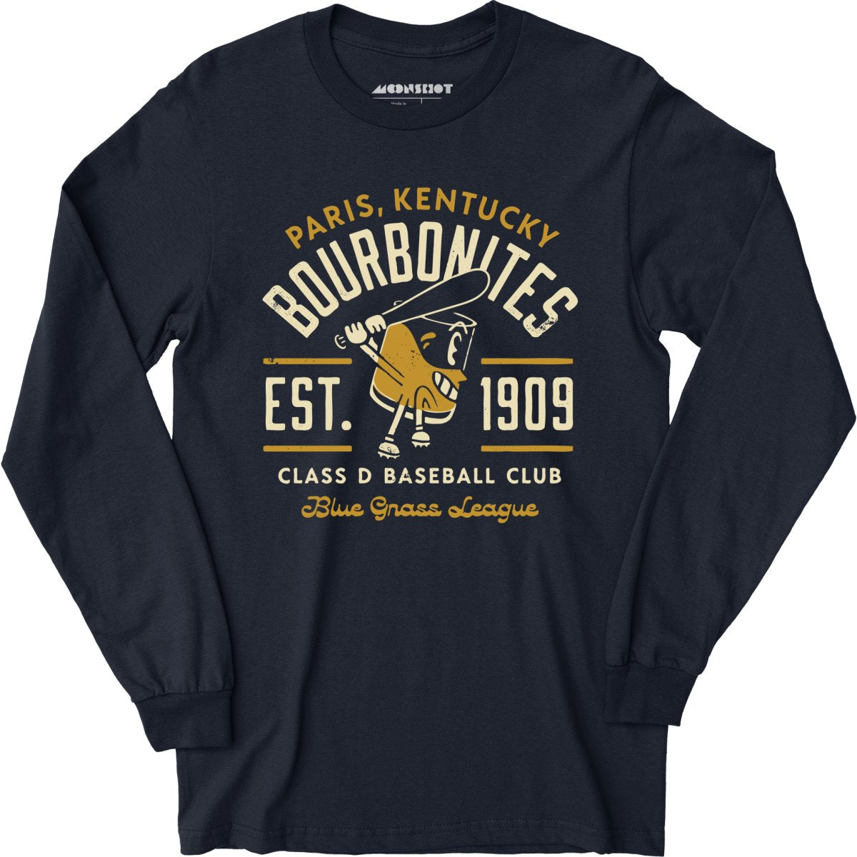 Paris Bourbonites - Kentucky - Vintage Defunct Baseball Teams - Long Sleeve T-Shirt