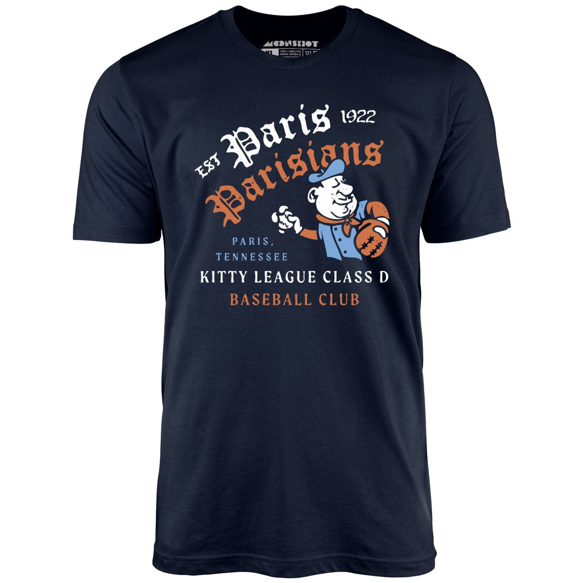 Paris Parisians - Tennessee - Vintage Defunct Baseball Teams - Unisex T-Shirt