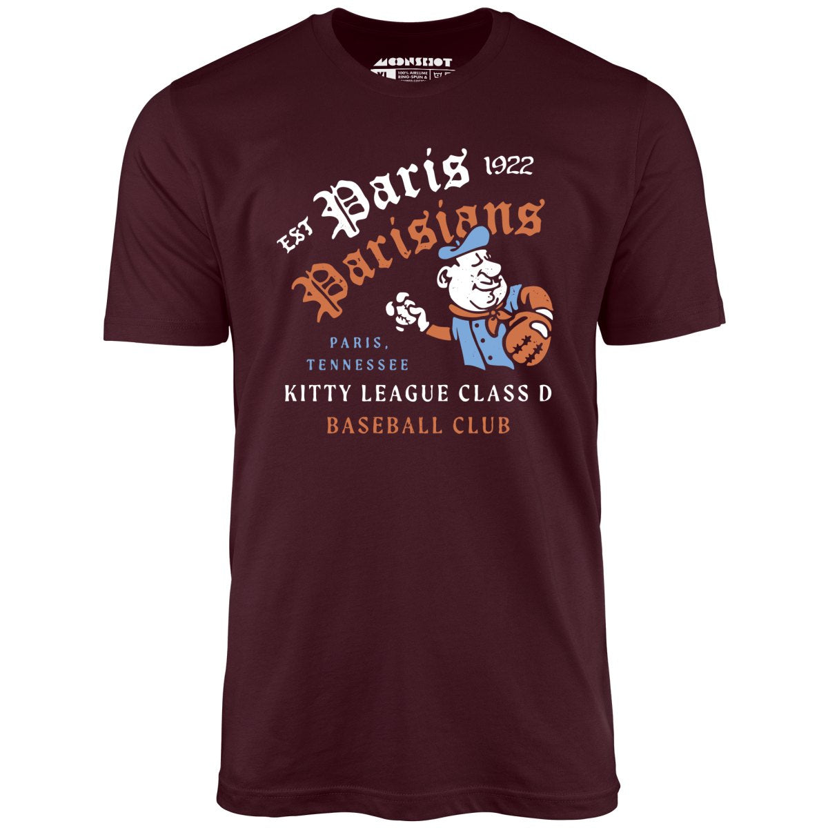Paris Parisians - Tennessee - Vintage Defunct Baseball Teams - Unisex T-Shirt