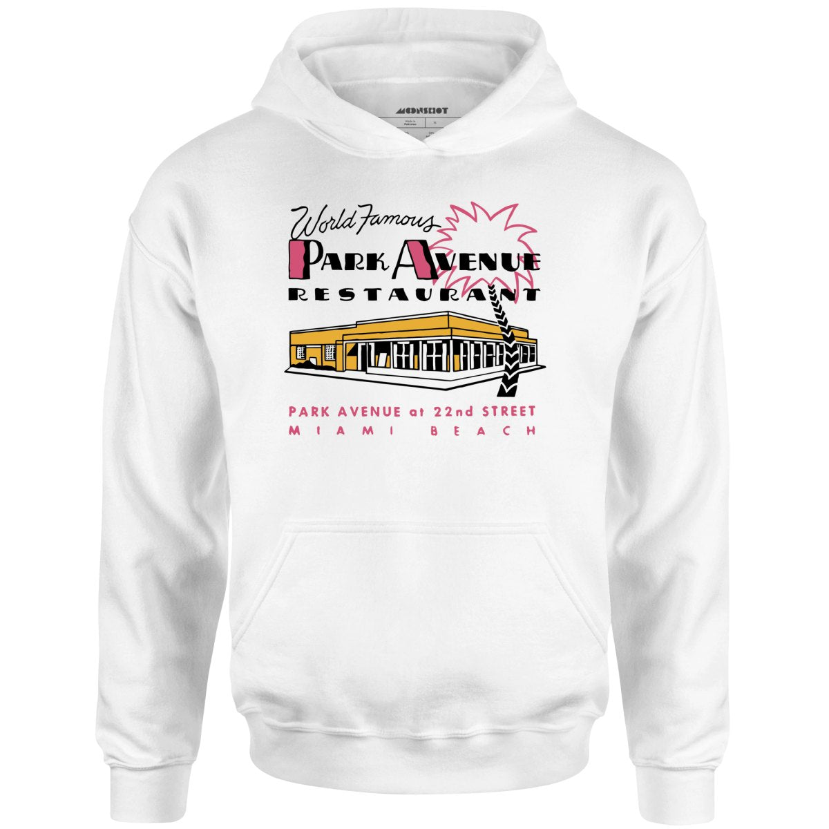 Park Avenue - Miami Beach, FL - Vintage Restaurant - Unisex Hoodie