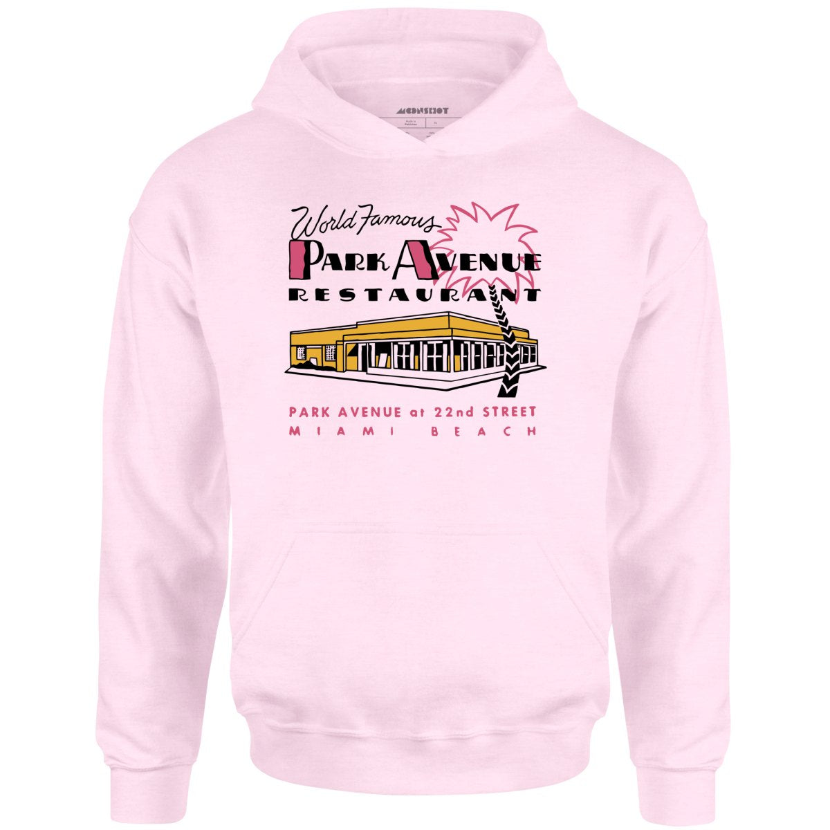 Park Avenue - Miami Beach, FL - Vintage Restaurant - Unisex Hoodie