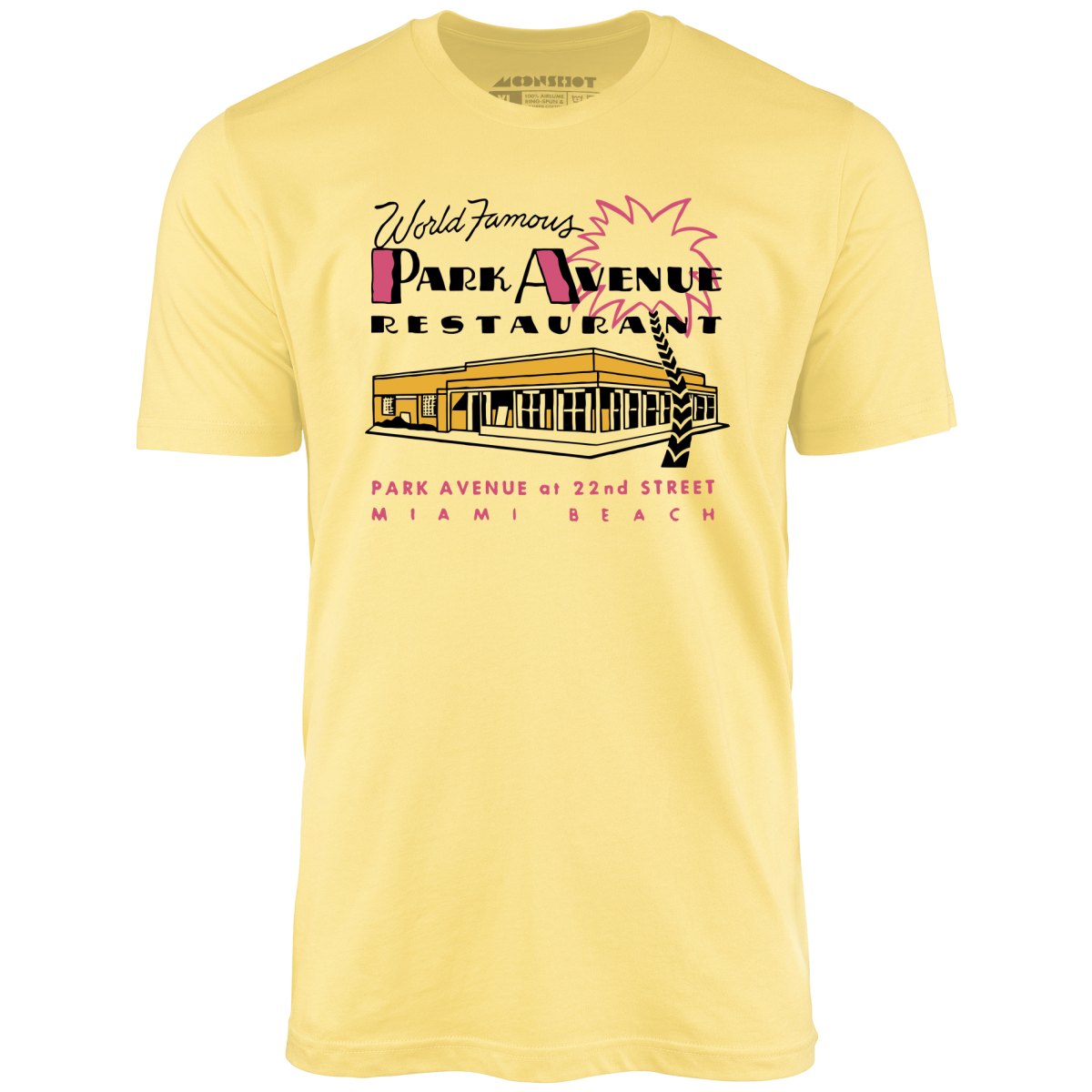 Park Avenue - Miami Beach, FL - Vintage Restaurant - Unisex T-Shirt