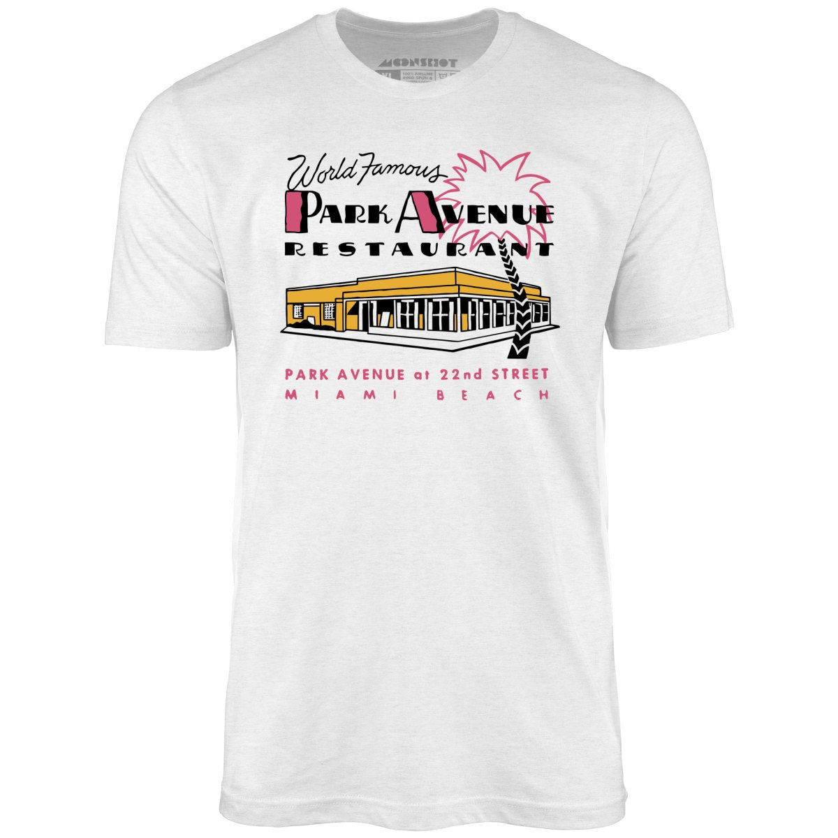 Park Avenue - Miami Beach, FL - Vintage Restaurant - Unisex T-Shirt